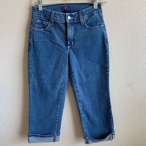 NxD cuffed denim capris